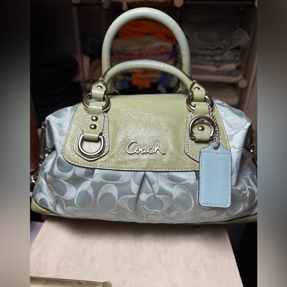 Coach Ashley Signature Satchel “Rare” Y2K bag - Picture 2 of 9